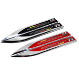 2pcs Volkswagen Rline GTI GTD Logo Metal Car Side Fender Sticker Emblem Badge Decal Decoration