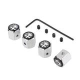 4pcs/set Alfa Romeo Anti-Theft Car Air Valve Stem Cap Auto Tyre Valve Covers