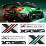 MG X Power Logo Metal Car Body Sticker Rear Emblem Badge