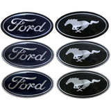 Ford Mustang Elliptical Metal Car Window Sticker Emblem Badge Decal