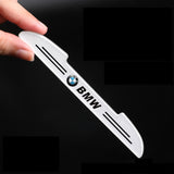4pcs BMW Car Door Bumper Strip Anti-collision Protection Sticker
