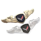 Chevrolet Angle Wings Metal Car Front Hood Bonnet Sticker Emblem Badge