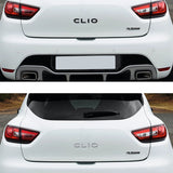 Renault CLIO Letter Logo Metal Car Trunk Sticker Emblem Badge Decal