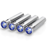 4pcs/set Peugeot Logo Car Door Bolt Lock Pins Gate Lock Screws
