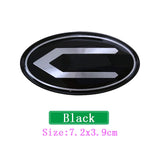 KIA Elliptical Metal Car Window Sticker Emblem Badge Decal