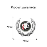 Buick Wheat Metal Car Window Sticker Emblem Badge Decal