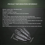 4pcs/set Subaru Carbon Fiber Car Door Anti-Scratch Sticker Door Side Protection Bumper Strips