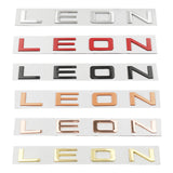 SEAT LEON Logo Metal Car Rear Sticker Decal Emblem Badge