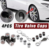 4pcs/set Audi Car Tire Valve Caps Auto Tyre Wheel Air Covers Air Caps