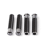 4pcs/set Hyundai Genesis Logo Carbon Fiber Car Door Bolt Lock Pins Gate Lock Screws
