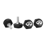 4pcs/set Infiniti Logo Stainless Steel Car License Plate Bolts