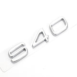 Volvo S40 S60 S80 S90 S80L V40 V50 V60 V90 C30 ABS Car Rear Sticker Emblem Badge Decal