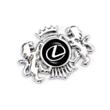 Lexus Double Lion Metal Car Rear Sticker Auto Window Emblem Badge Decal