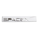 Tesla SpaceX Logo Metal Car Rear Sticker Emblem Badge Decal