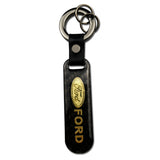 Ford EDGE Carbon Fiber Car Logo Keychain Keyring