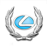 Lexus Wheat Metal Car Window Sticker Emblem Badge Decal