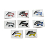 SEAT FR Logo Metal Car Steering Wheel Sticker Emblem Bagde Decal