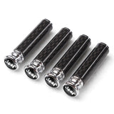 4pcs/set Jeep Logo Carbon Fiber Car Door Bolt Lock Pins Gate Lock Screws