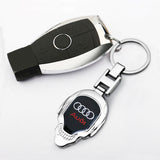 Audi Sline Skull Metal Car Keychain Key Holder