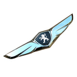 Peugeot Metal Wings Car Front Hood Sticker Emblem Badge Decal