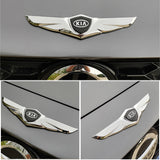 KIA Metal Wings Car Front Hood Sticker Emblem Badge Decal