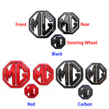 MG MG5 MG6 PRO ZS HS ABS Car Front Grille Head Emblem Rear Badge Steering Wheel Sticker Decal