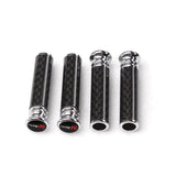 4pcs/set Honda Mugen Logo Carbon Fiber Car Door Bolt Lock Pins Gate Lock Screws