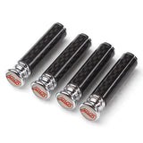 4pcs/set Subaru STI Logo Carbon Fiber Car Door Bolt Lock Pins Gate Lock Screws