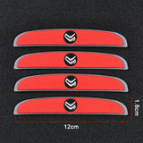 4pcs/set Citroen Car Door Mirror Side Anti Collision Sticker Bumper Strips