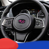 58x28mm Subaru Epoxy Car Steering Wheel Sticker Decal Emblem Badge