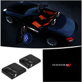 2pcs Dodge Wireless Car Welcome Door Laser Projection LED Light