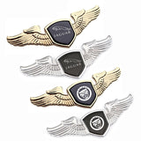Jaguar Metal Wings Car Front Emblem Badge Sticker Decal