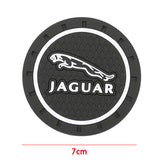 2pcs/set Jaguar PVC Car Water Coaster Cup Mat
