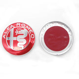 74mm Alfa Romeo Logo Metal Car Front Rear Emblem Badge Decal Sticker