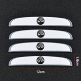 4pcs/set Infiniti Car Door Mirror Side Anti Collision Sticker Bumper Strips