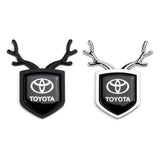 Toyota ABS Deer Car Rear Sticker Shield Trunk Emblem Badge Decal