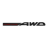 Subaru SYMMETRICAL AWD Logo Metal Letter Car Rear Sticker Decal Emblem Badge
