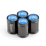 4pcs Fiat Logo Car Tire Valve Caps