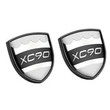 2pcs Volvo S40 S60 S80 S90 C30 V40 V60 V90 XC40 XC60 XC90 Metal Car Rear Sticker Decal Emblem Badge