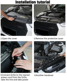 Tesla Logo Car Front Hood Grille LED Light