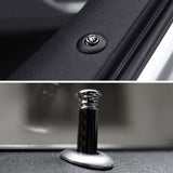 4pcs/set Dodge Viper Logo Carbon Fiber Car Door Bolt Lock Pins Gate Lock Screws