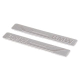 8.5x1.2cm 2PCS BMW Logo Aluminum Alloy Car Body Sticker Nameplate Rear Emblem Badge Decal