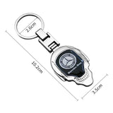 Mercedes Benz Apple Tree Skull Metal Car Keychain Key Holder