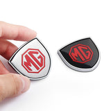 2pcs 39x39mm MG Shield Metal Car Window Sticker Emblem Badge Decal
