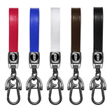 Lincoln Logo PU Leather Metal Car Keychain Keyring