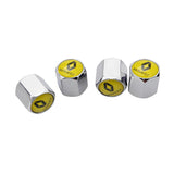 4pcs/set Renault Car Air Valve Stem Cap Auto Tyre Valve Covers