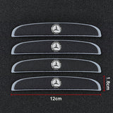 4pcs/set Mercedes Benz Car Door Mirror Side Anti Collision Sticker Bumper Strips