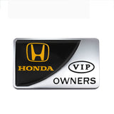 Honda VIP OWNERS Metal Car Stickers Rear Emblem Badge