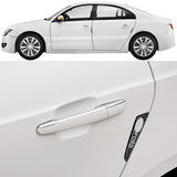 4pcs/set Ford EDGE Carbon Fiber Car Door Anti-Scratch Sticker Door Side Protection Bumper Strips