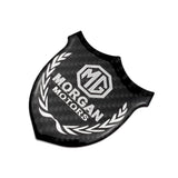 MG Metal Carbon Fiber Car Rear Sticker Shield Trunk Emblem Badge Decal